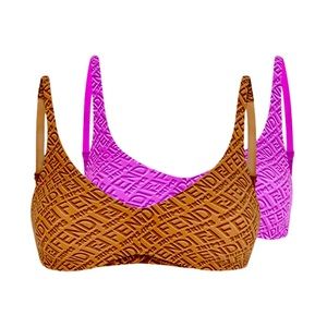 Fendi x Skims scoop bralette and bikini bottom set